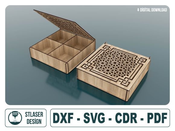 Download Decorative Wooden Gift Box Laser Cut - Premium Resources