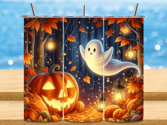 Download Friendly Ghost Pumpkin Patch Tumbler PNG - Friendly ghost Collection