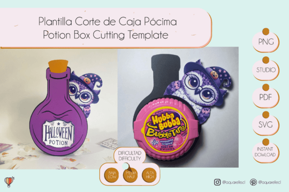 Download Halloween Potion Box SVG - Box Collection